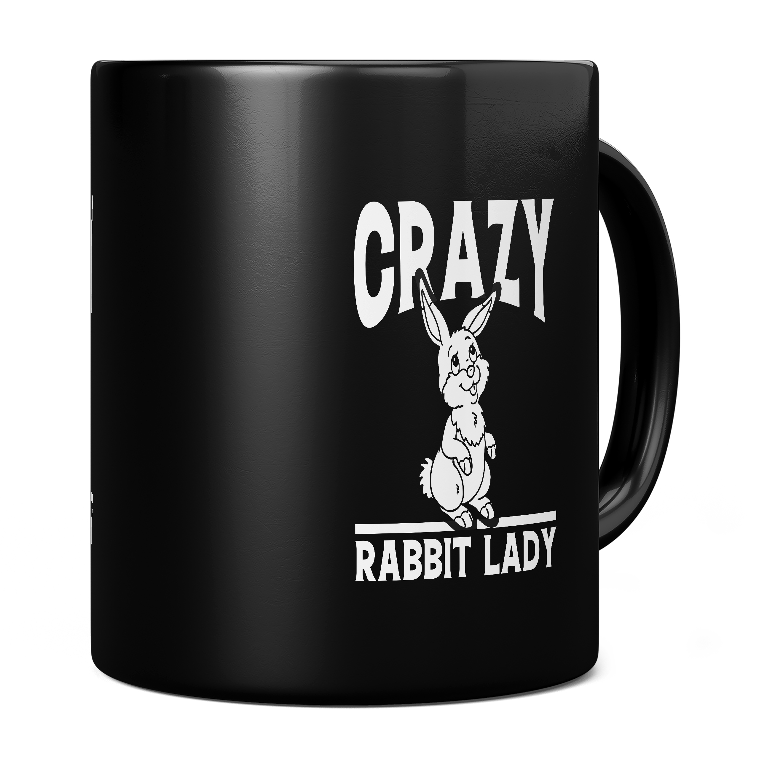 CRAZY RABBIT LADY 11oz NOVELTY MUG Mugs