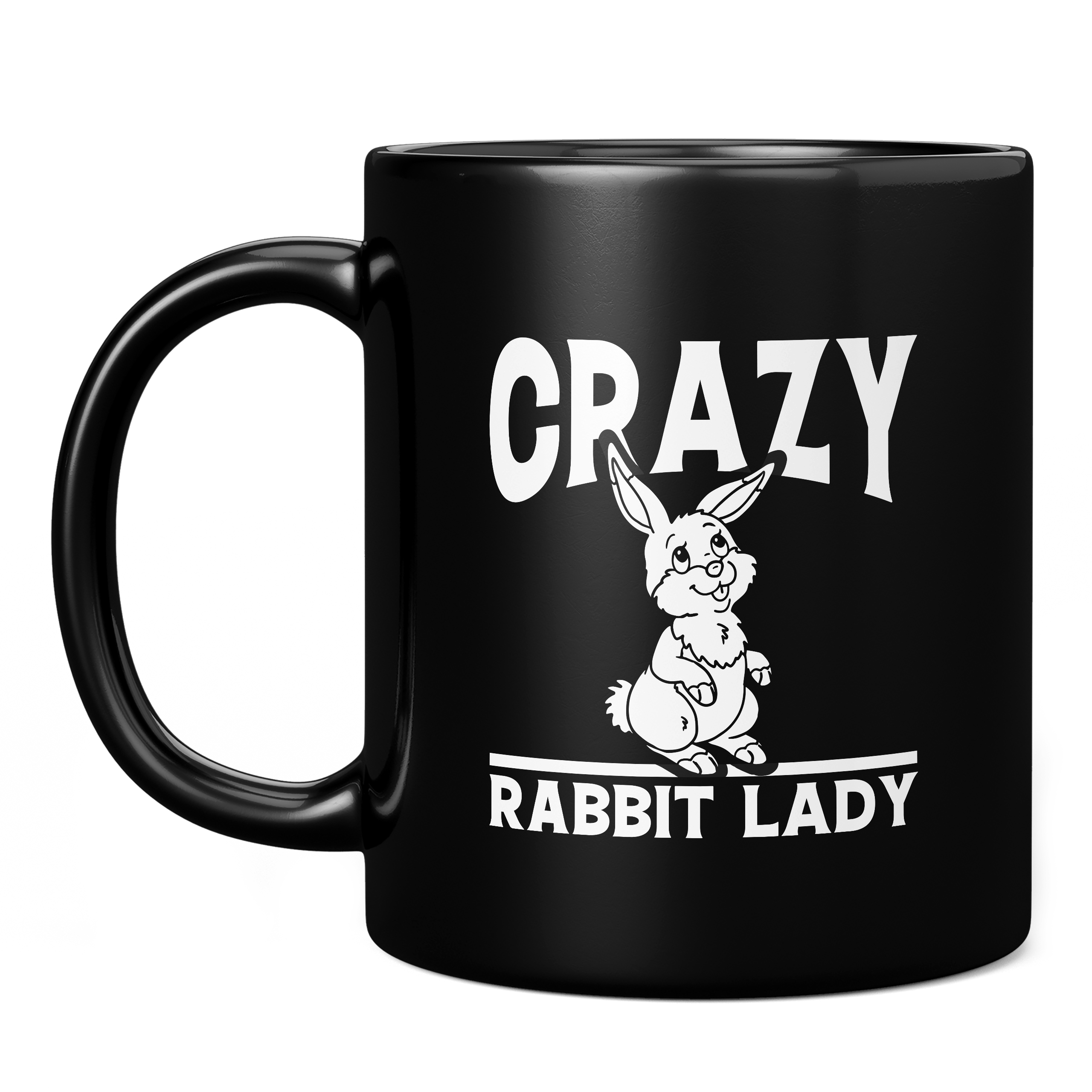 CRAZY RABBIT LADY 11oz NOVELTY MUG Mugs