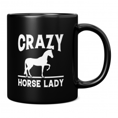 CRAZY HORSE LADY 11OZ NOVELTY MUG