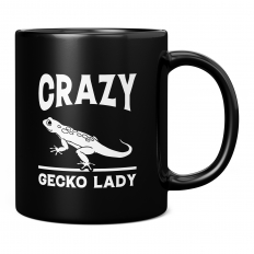 CRAZY GECKO LADY 11OZ NOVELTY MUG