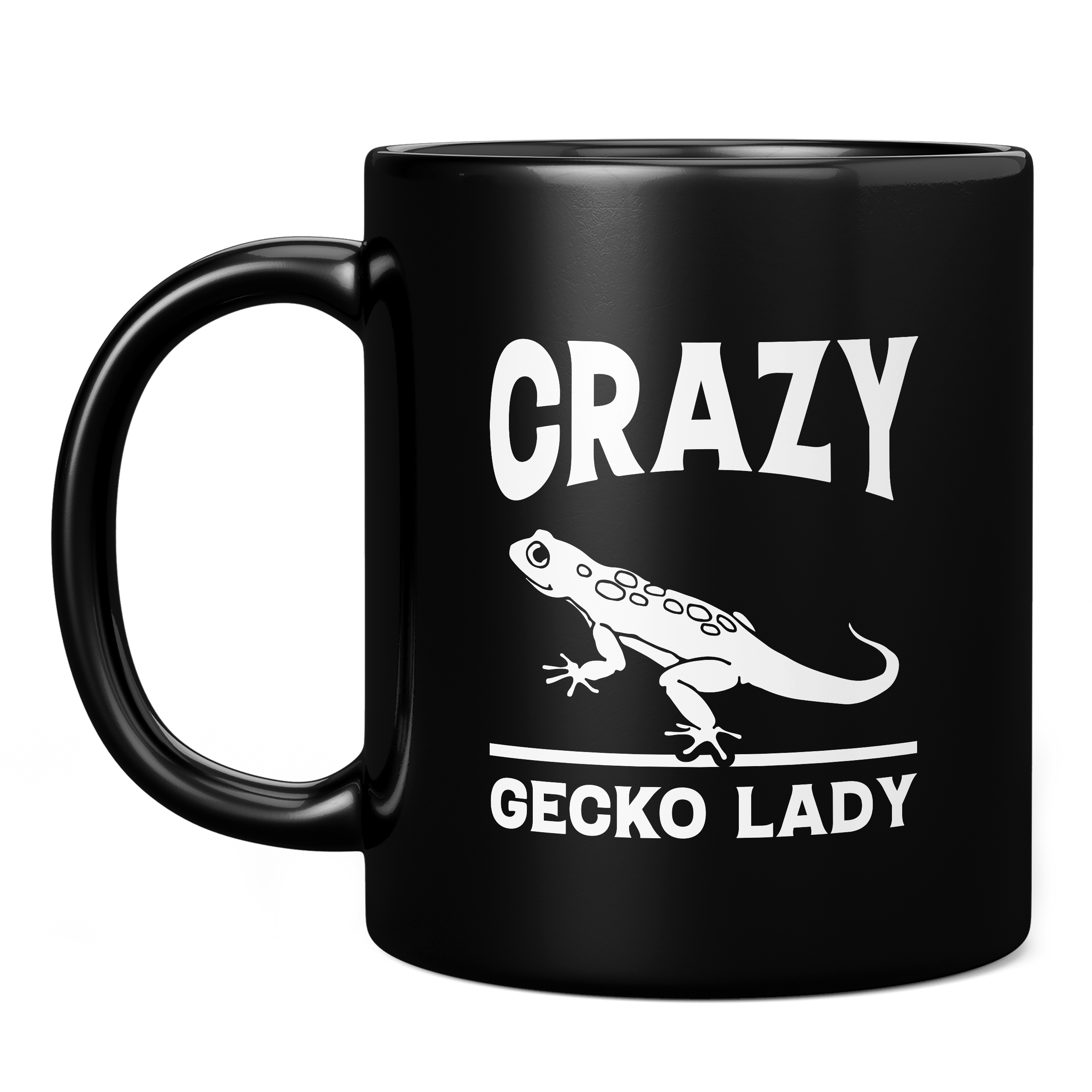 CRAZY GECKO LADY 11oz NOVELTY MUG Mugs
