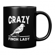 CRAZY FINCH LADY 11OZ NOVELTY MUG
