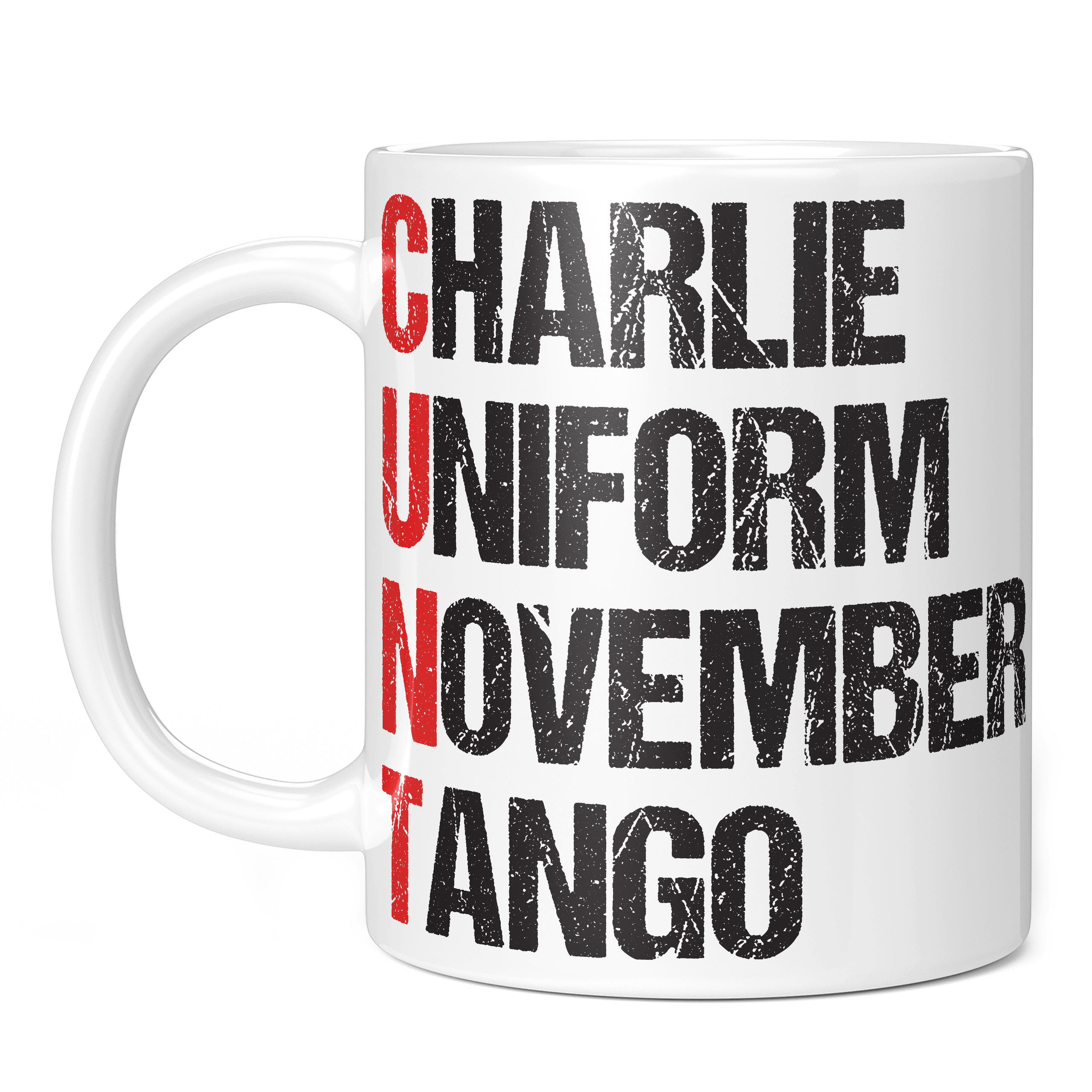 CHARLE UNIFORM NOVEMBER TANGO 11oz NOVELTY MUG Mugs