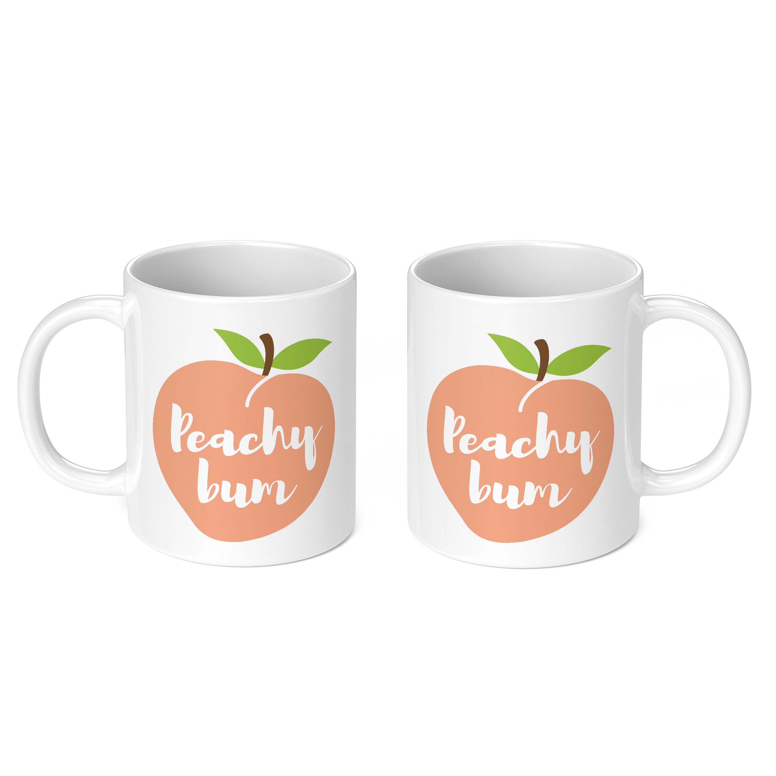 PEACHY BUM 11oz NOVELTY MUG Mugs