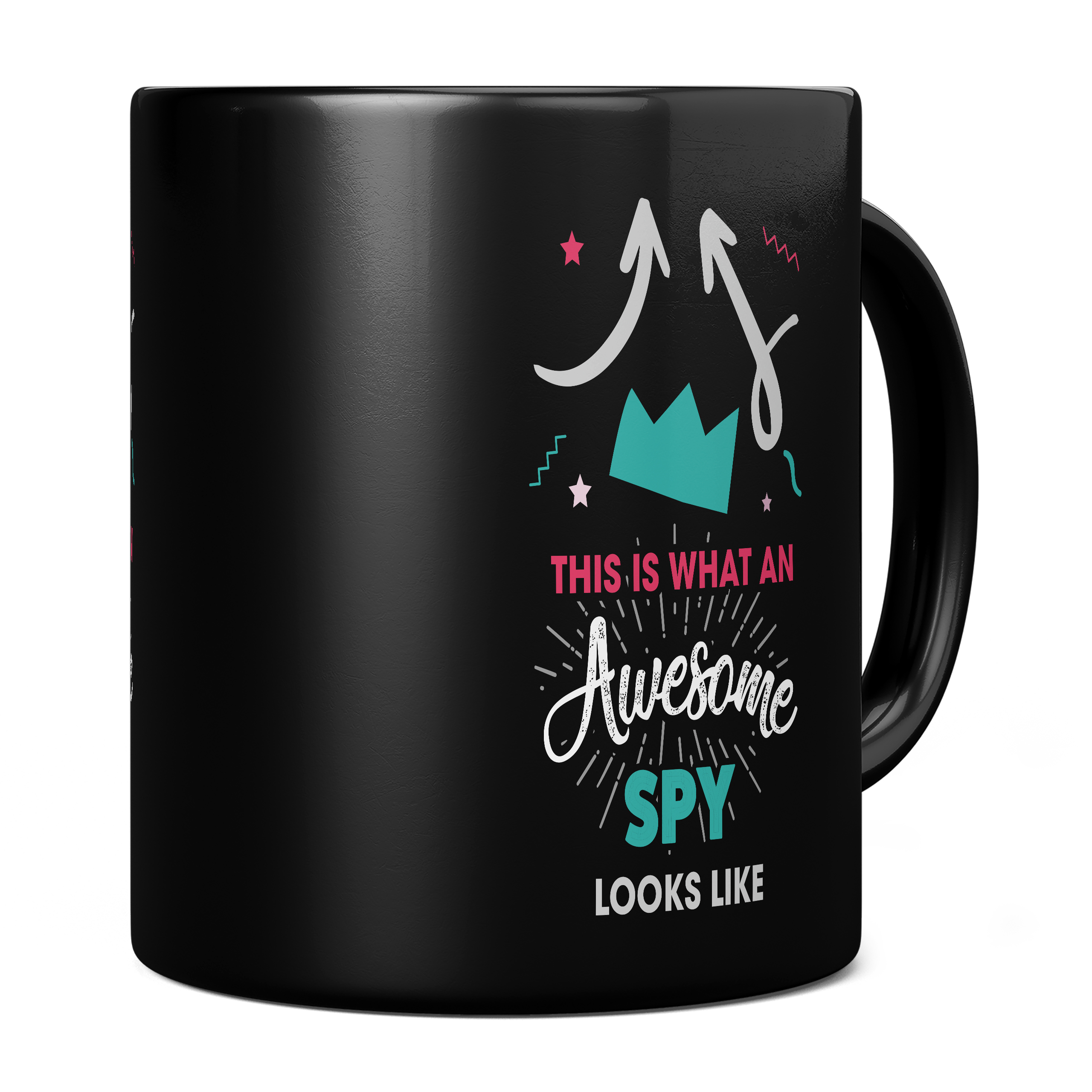 THIS IS WHAT AN AWESOME SPY LOOKS LIKE 11oz NOVELTY MUG Mugs