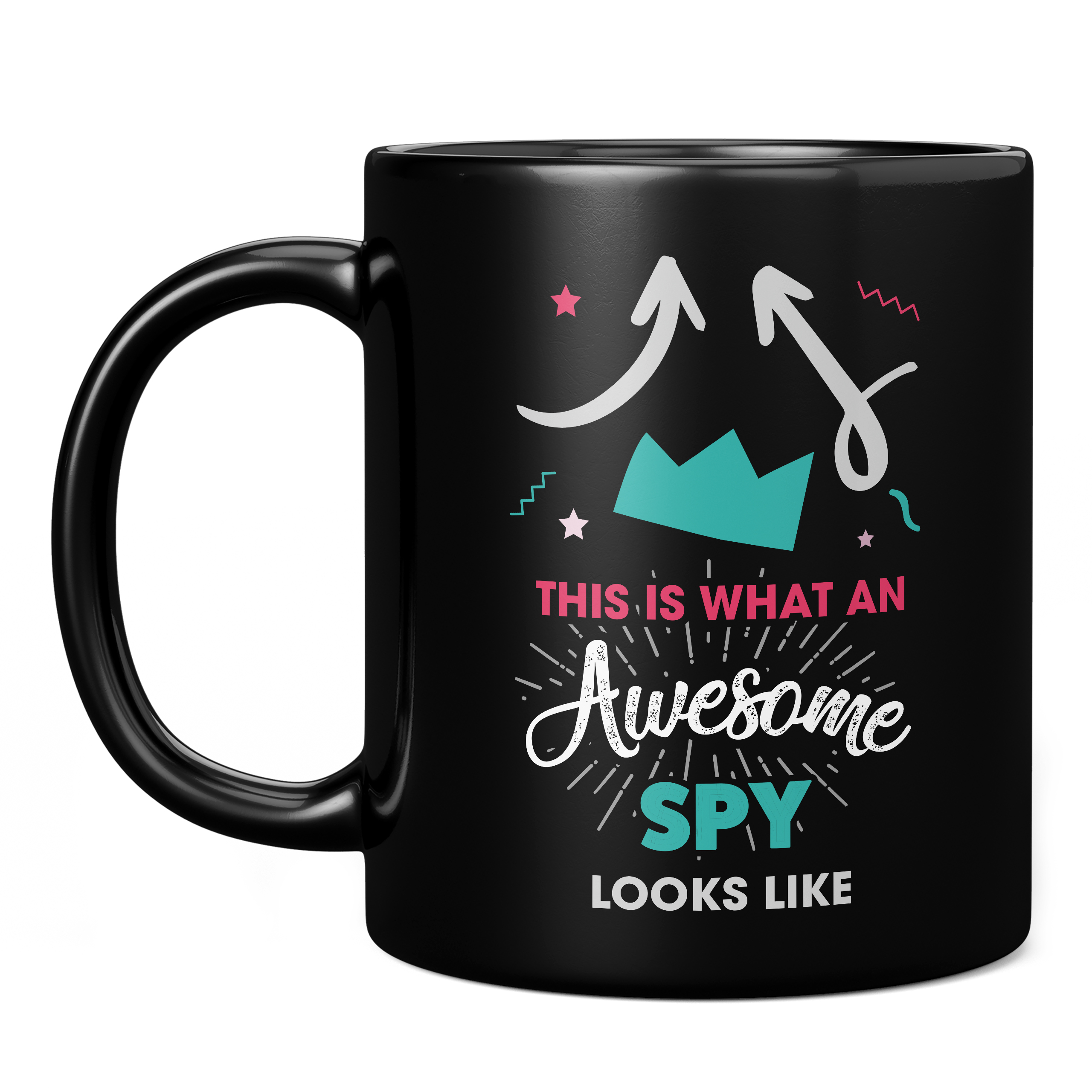 THIS IS WHAT AN AWESOME SPY LOOKS LIKE 11oz NOVELTY MUG Mugs