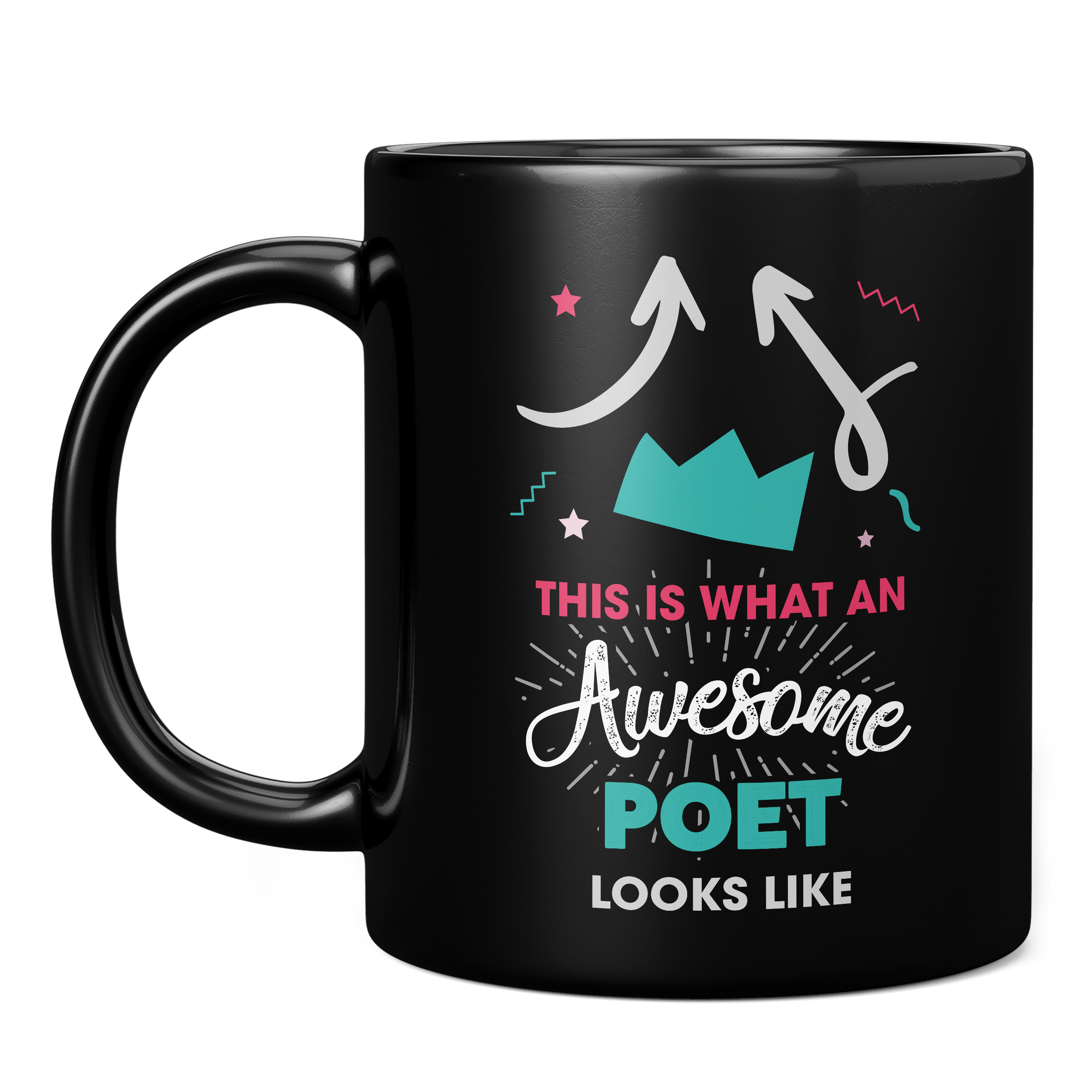 THIS IS WHAT AN AWESOME POET LOOKS LIKE 11oz NOVELTY MUG Mugs