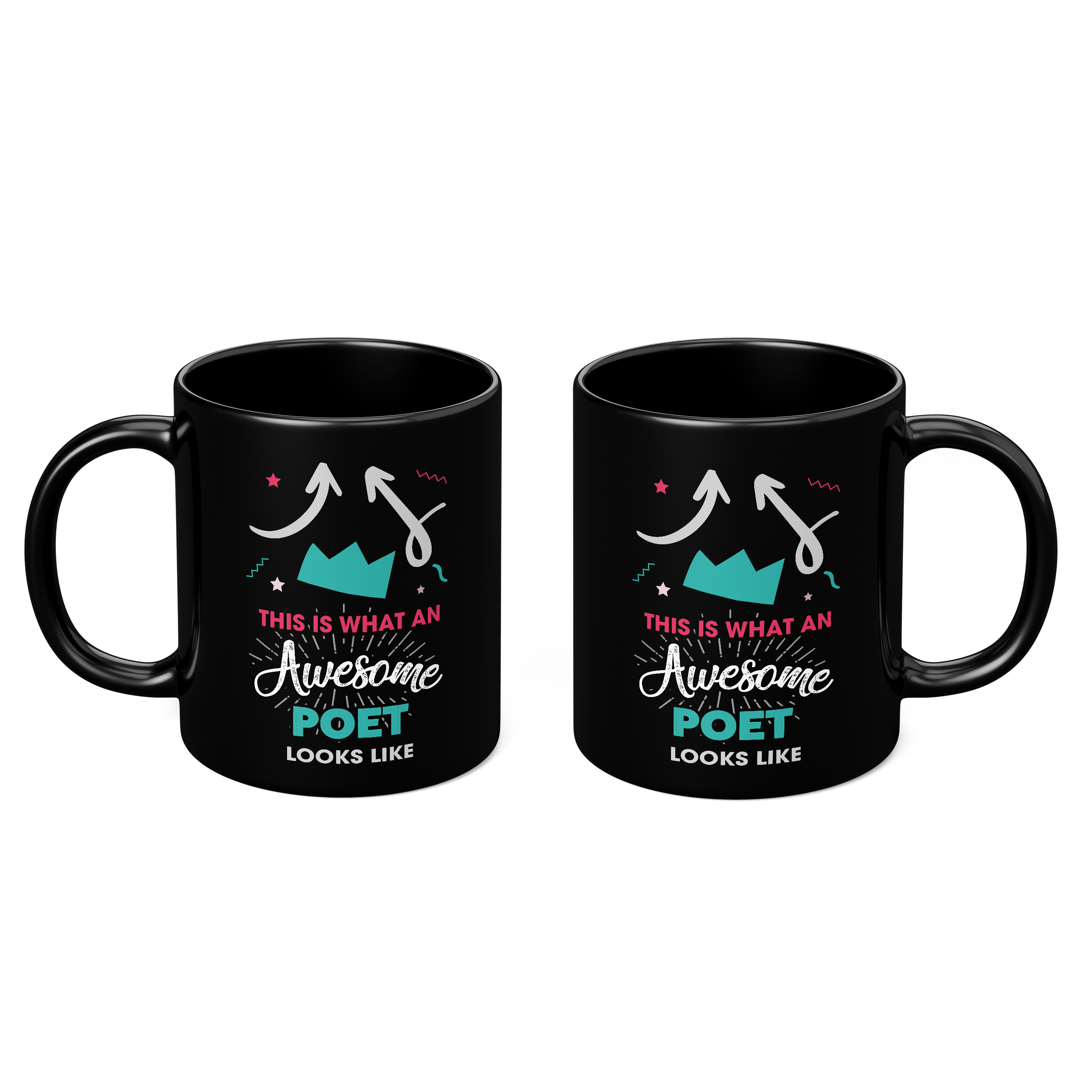 THIS IS WHAT AN AWESOME POET LOOKS LIKE 11oz NOVELTY MUG Mugs