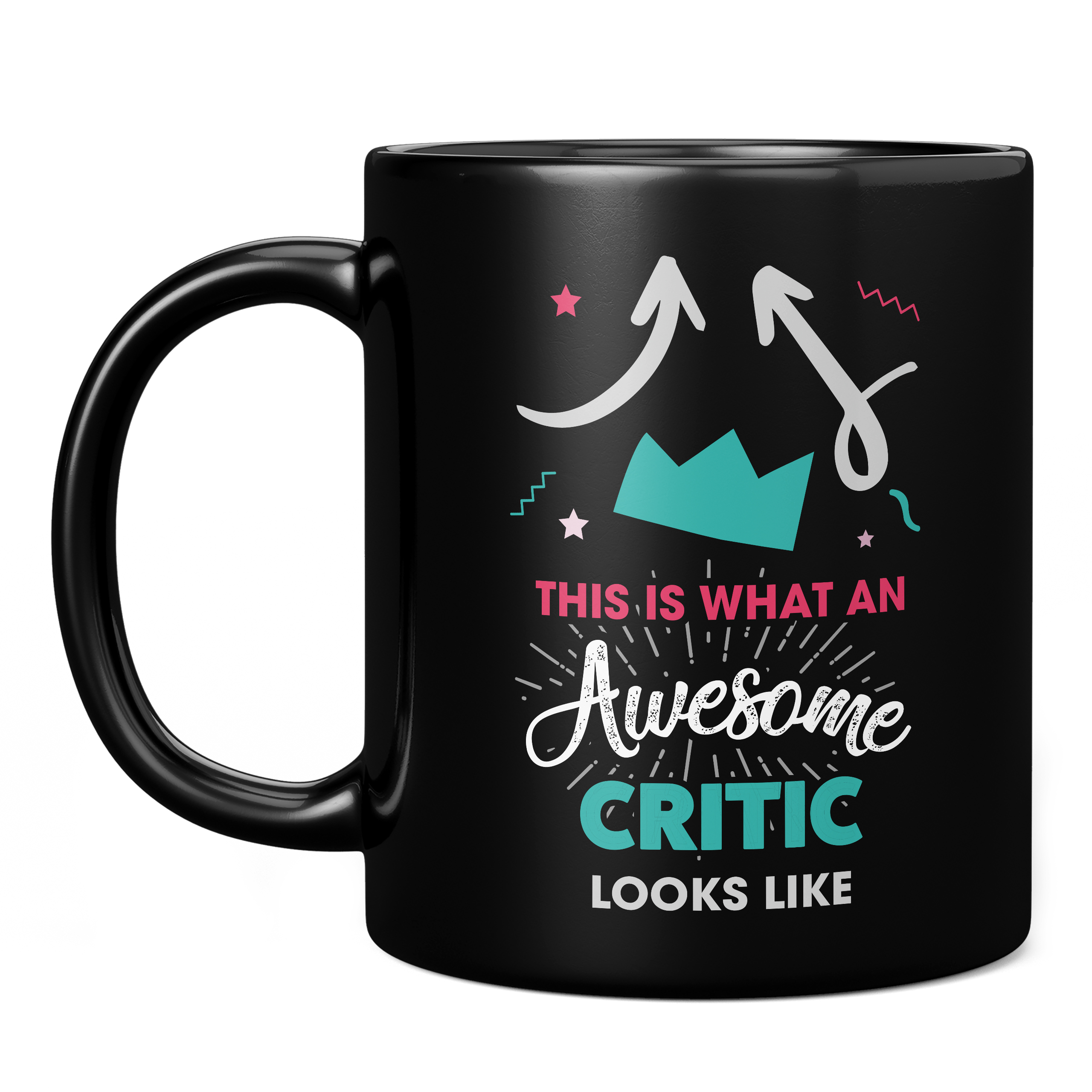 THIS IS WHAT AN AWESOME CRITIC LOOKS LIKE 11oz NOVELTY MUG Mugs