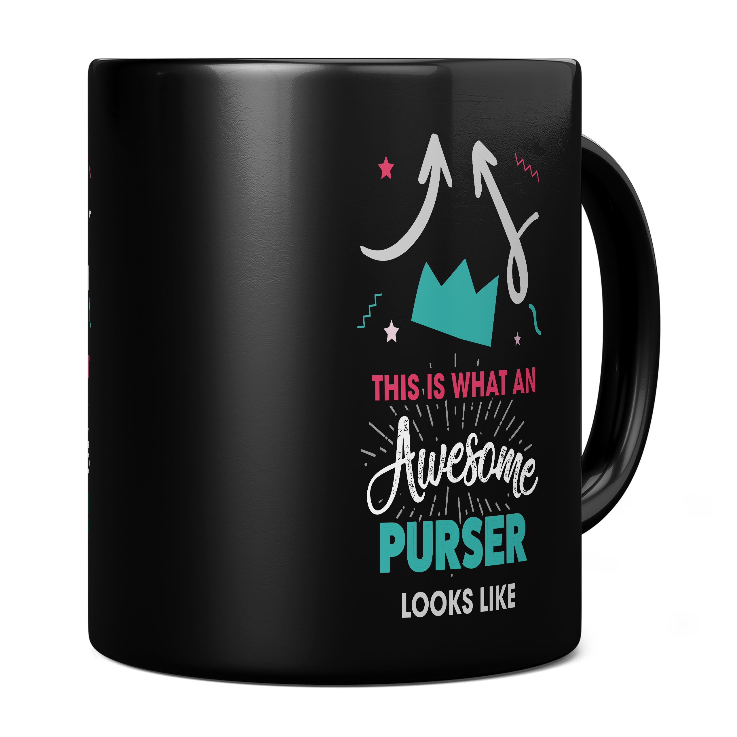 THIS IS WHAT AN AWESOME PURSER LOOKS LIKE 11oz NOVELTY MUG Mugs