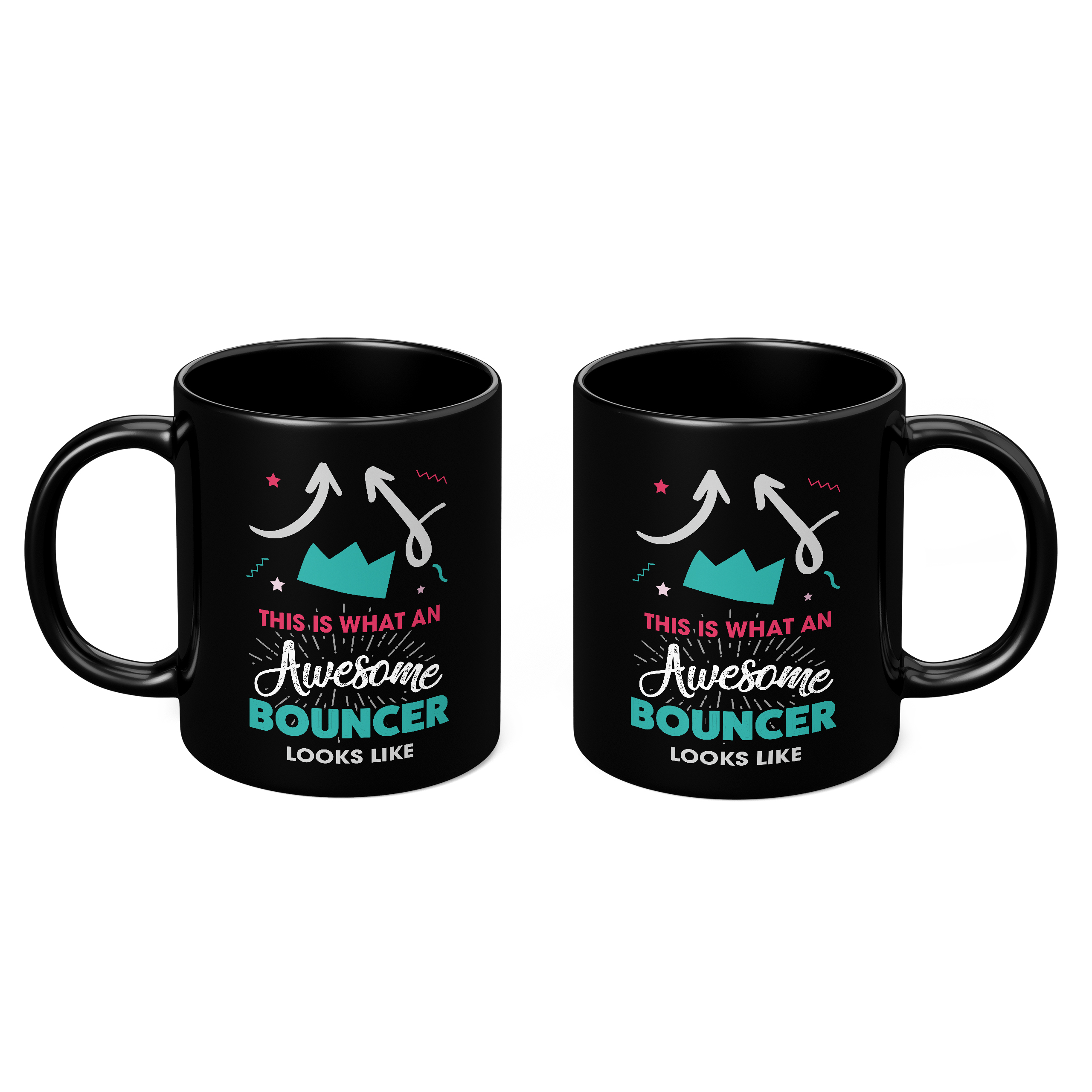 THIS IS WHAT AN AWESOME BOUNCER LOOKS LIKE 11oz NOVELTY MUG Mugs