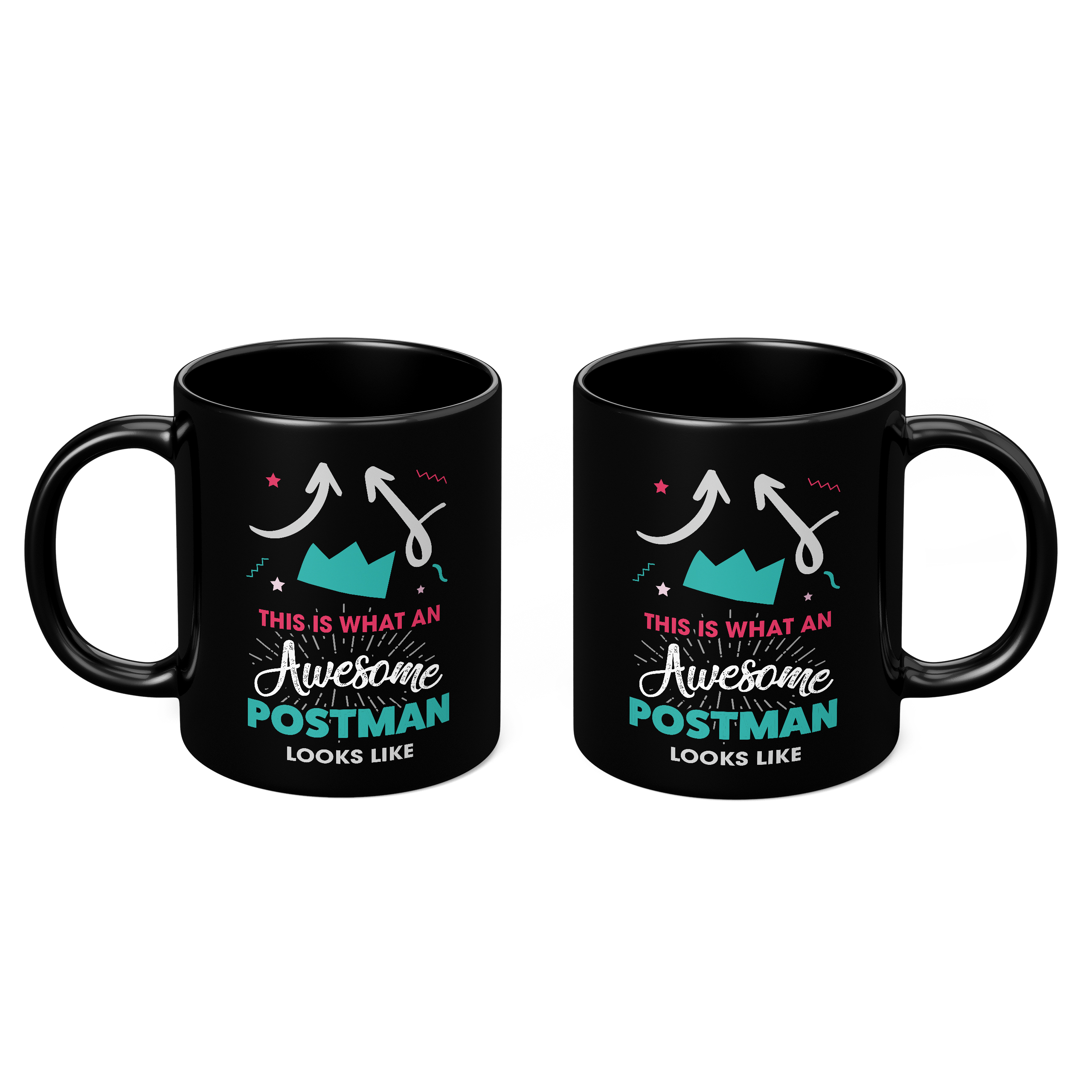 THIS IS WHAT AN AWESOME POSTMAN LOOKS LIKE 11oz NOVELTY MUG Mugs