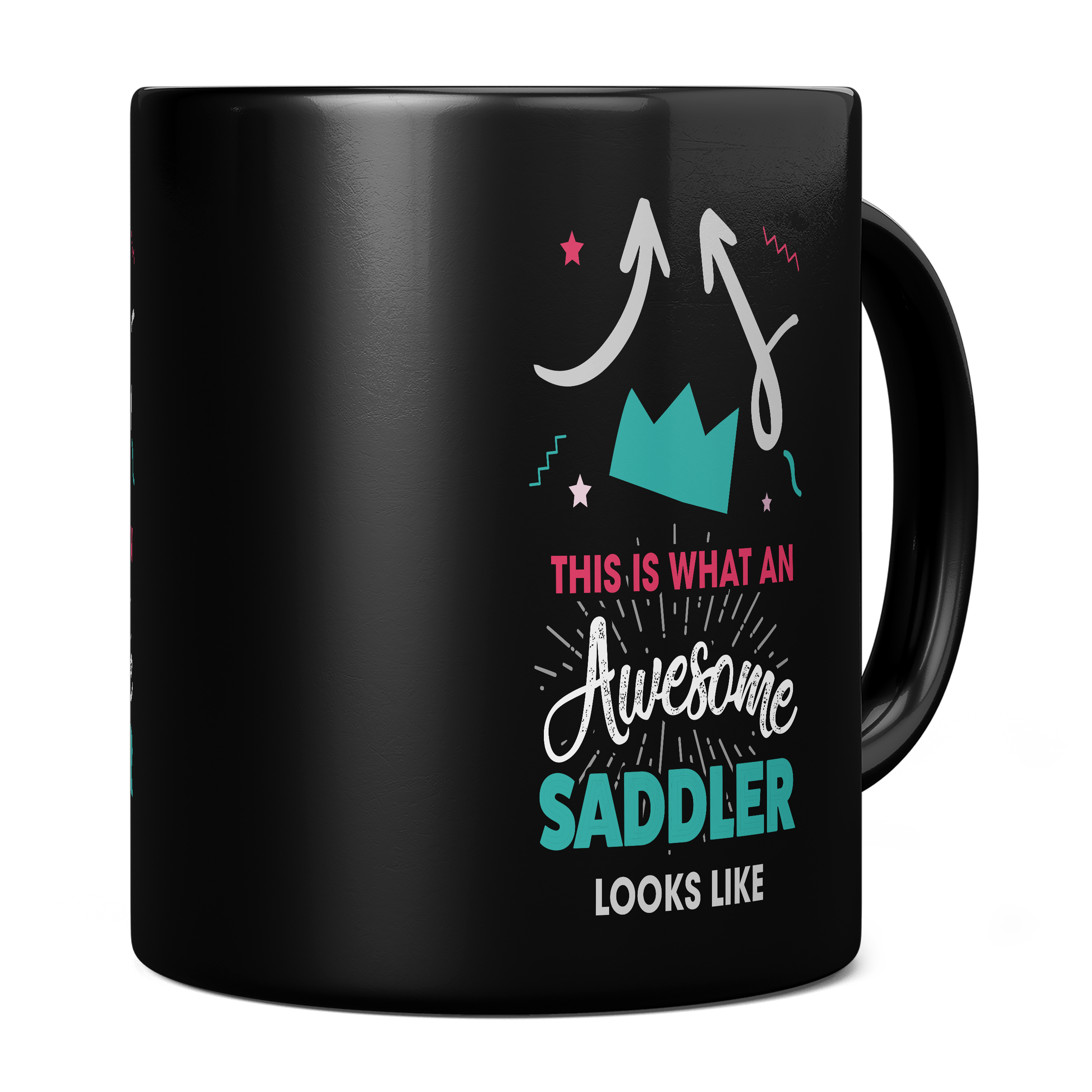 THIS IS WHAT AN AWESOME SADDLER LOOKS LIKE 11oz NOVELTY MUG Mugs