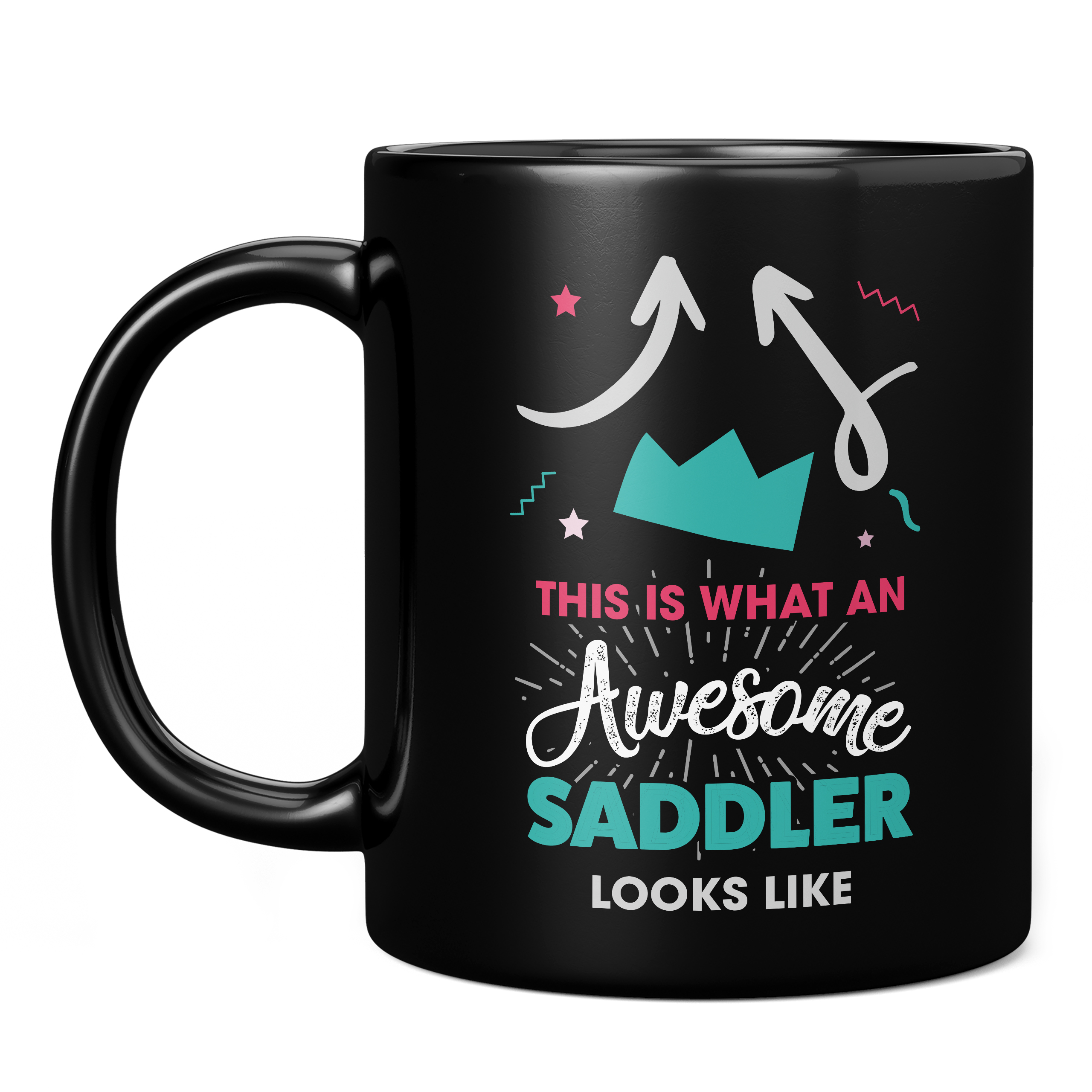 THIS IS WHAT AN AWESOME SADDLER LOOKS LIKE 11oz NOVELTY MUG Mugs