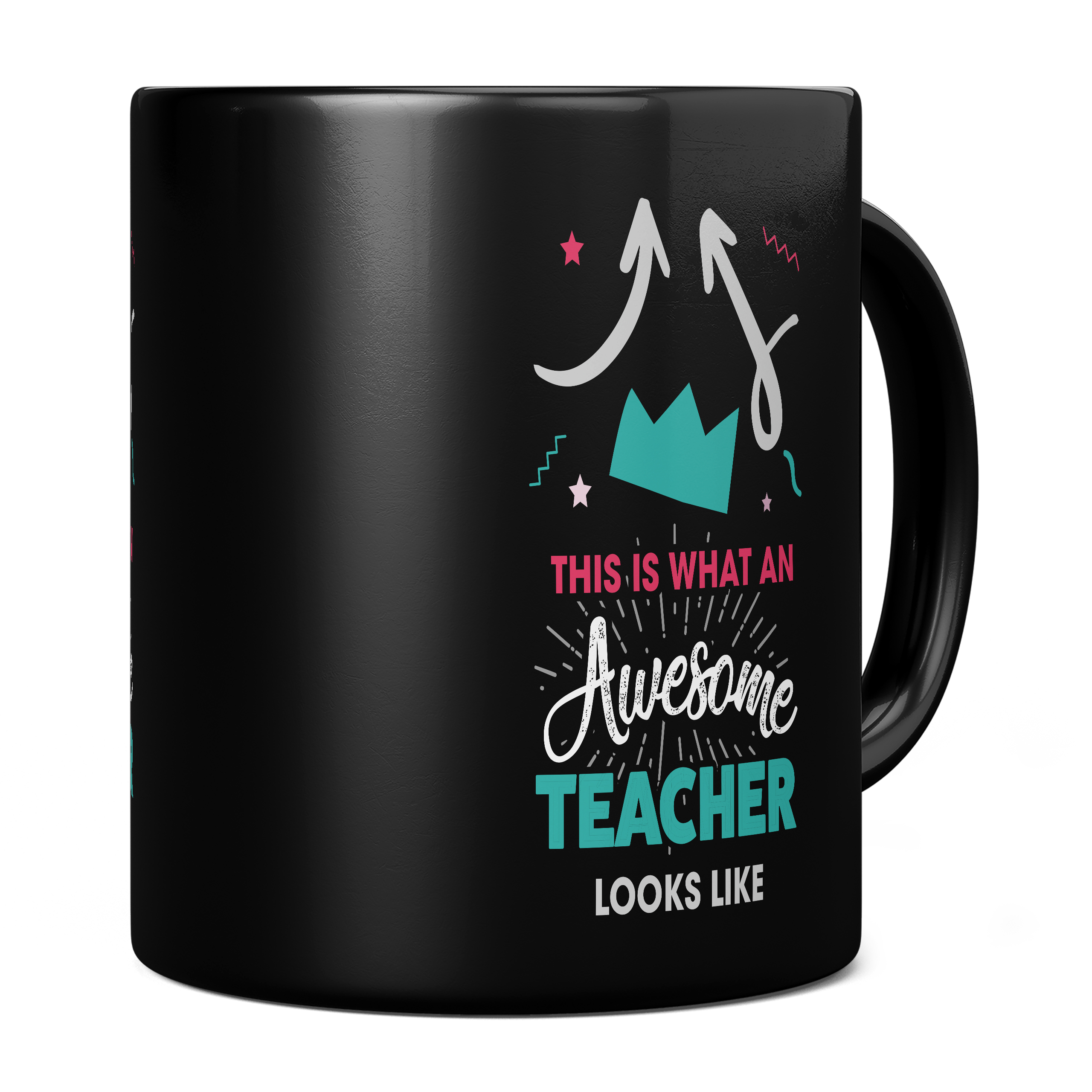 THIS IS WHAT AN AWESOME TEACHER LOOKS LIKE 11oz NOVELTY MUG Mugs