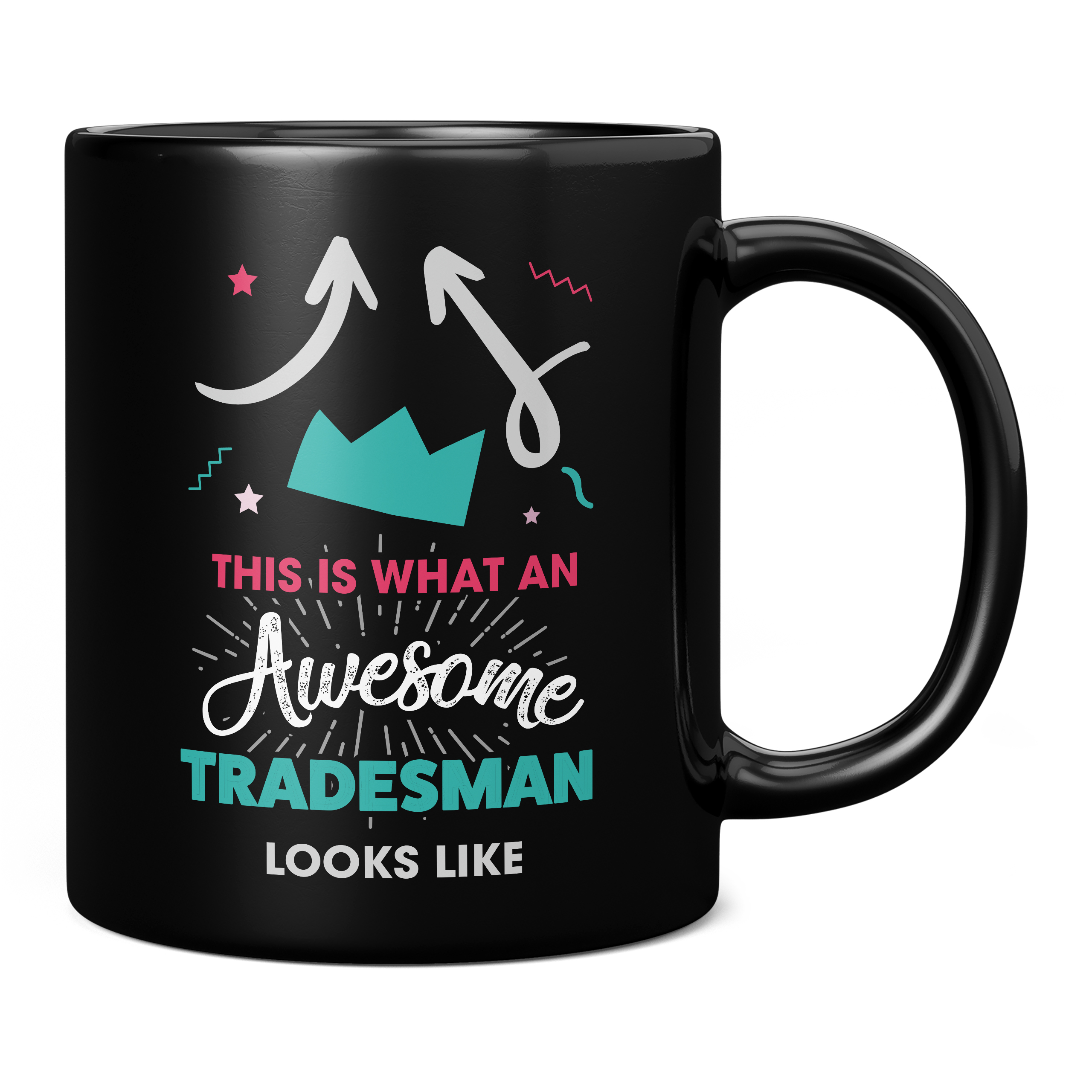 THIS IS WHAT AN AWESOME TRADESMAN LOOKS LIKE 11OZ NOVELTY MUG