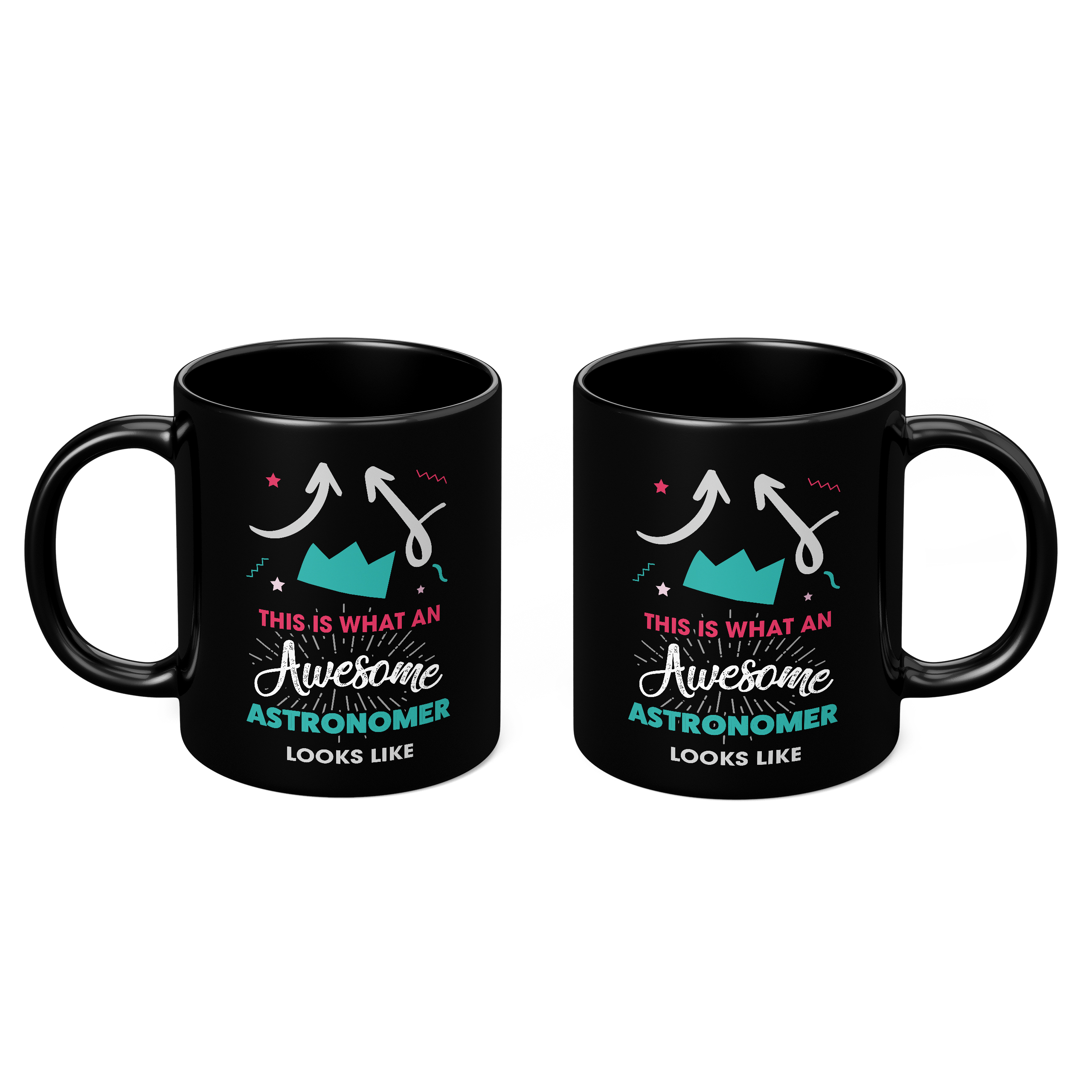 THIS IS WHAT AN AWESOME ASTRONOMER LOOKS LIKE 11oz NOVELTY MUG Mugs
