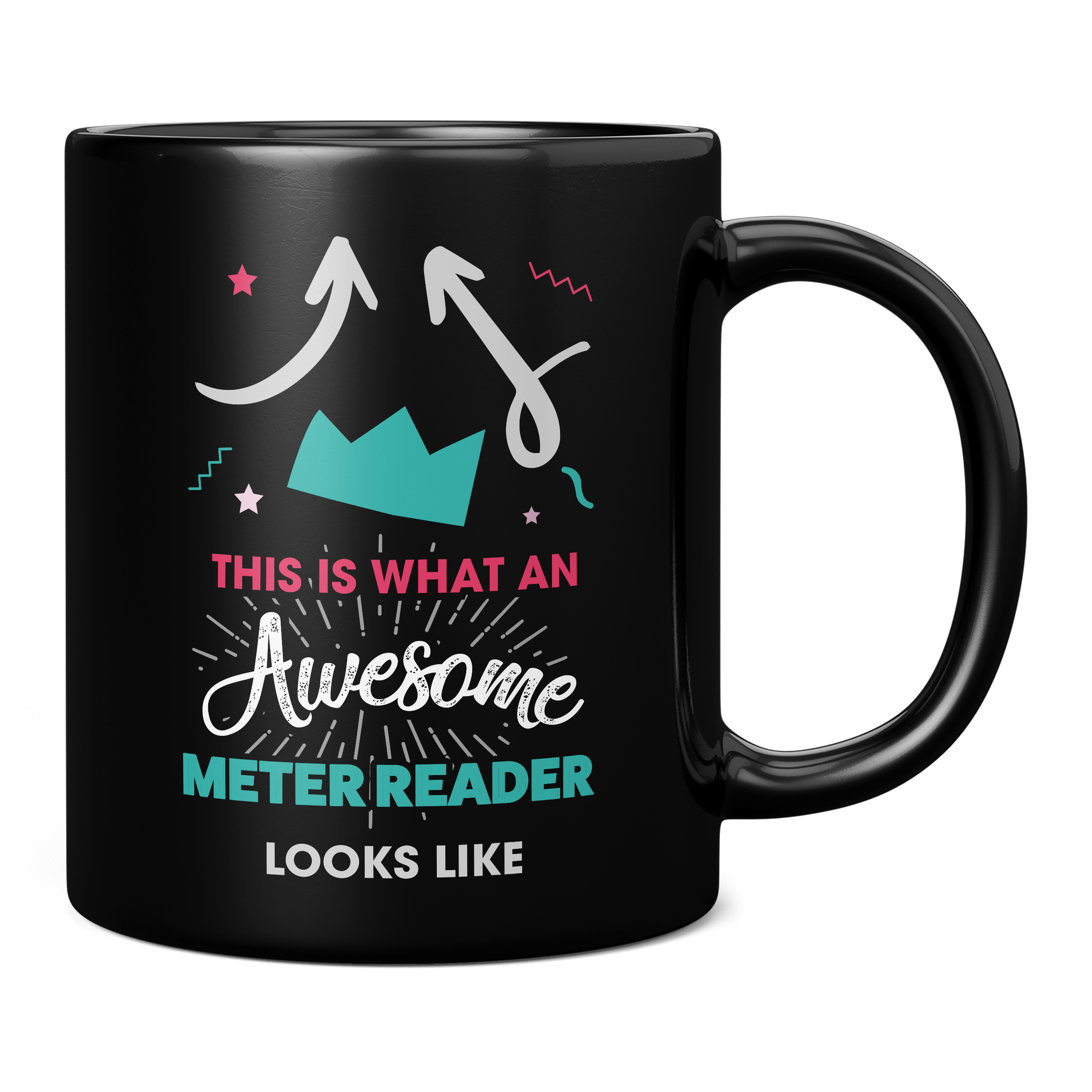 THIS IS WHAT AN AWESOME METER READER LOOKS LIKE 11OZ NOVELTY MUG