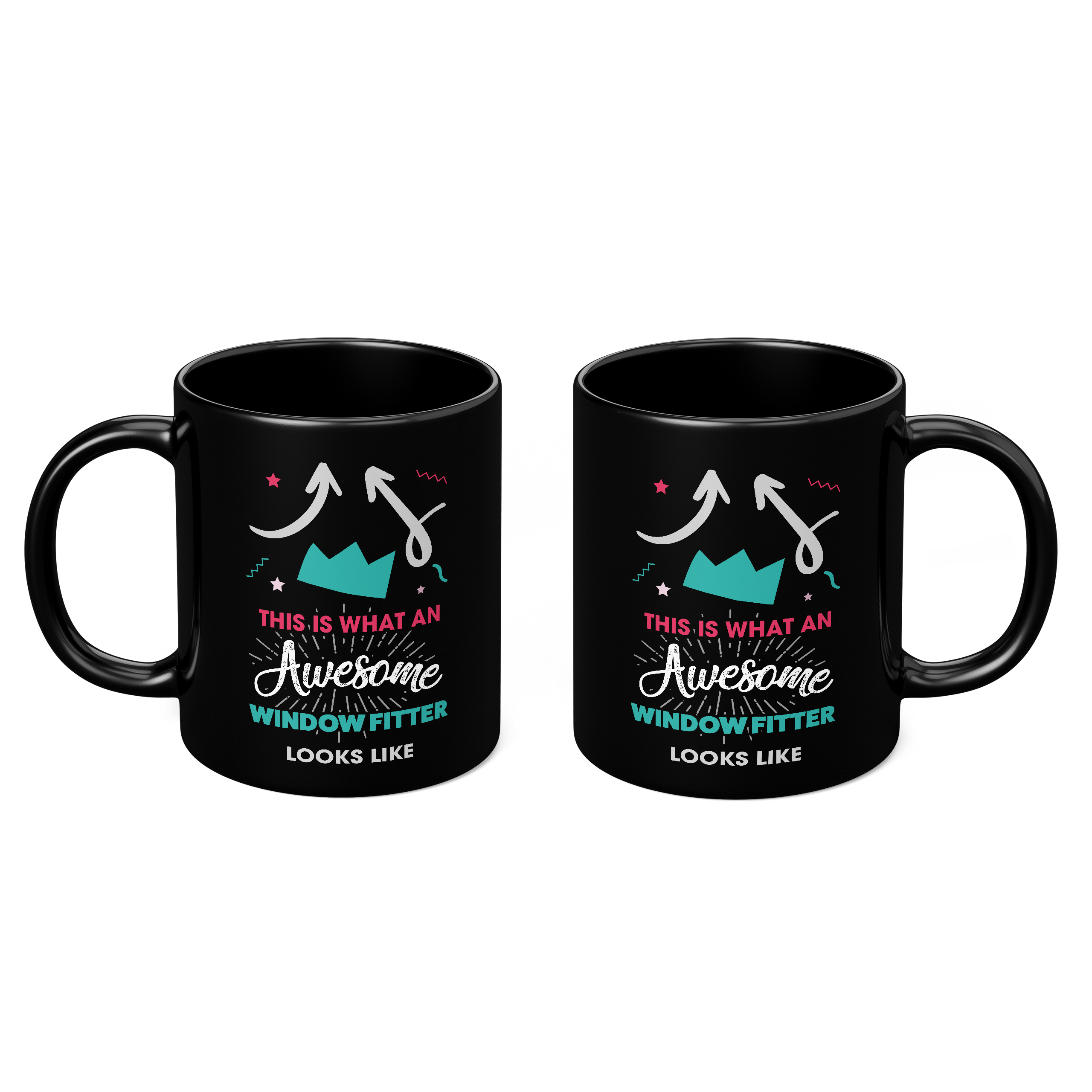 THIS IS WHAT AN AWESOME WINDOW FITTER LOOKS LIKE 11oz NOVELTY MUG Mugs