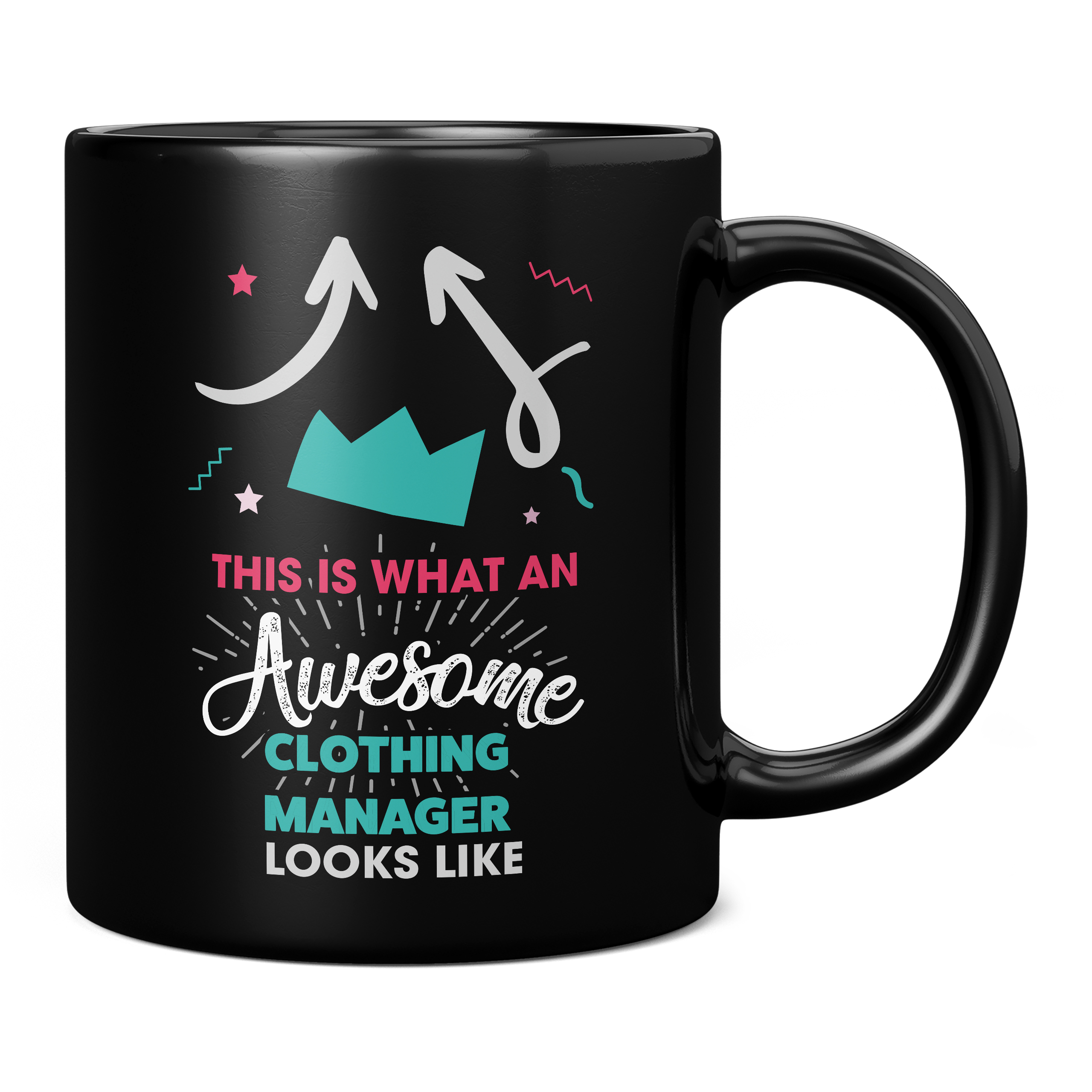 THIS IS WHAT AN AWESOME CLOTHING MANAGER LOOKS LIKE 11OZ NOVELTY MUG