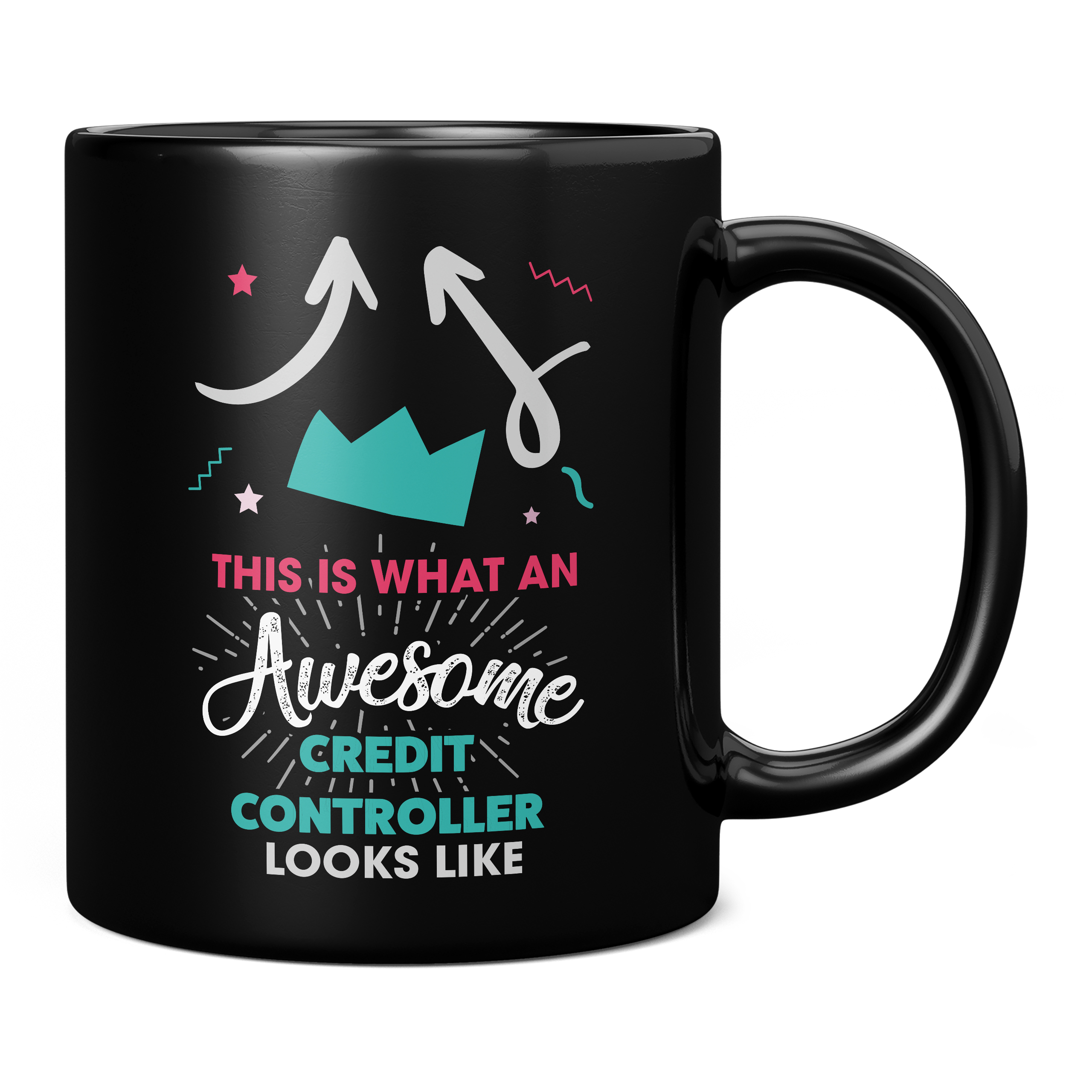 THIS IS WHAT AN AWESOME CREDIT CONTROLLER LOOKS LIKE 11OZ NOVELTY MUG