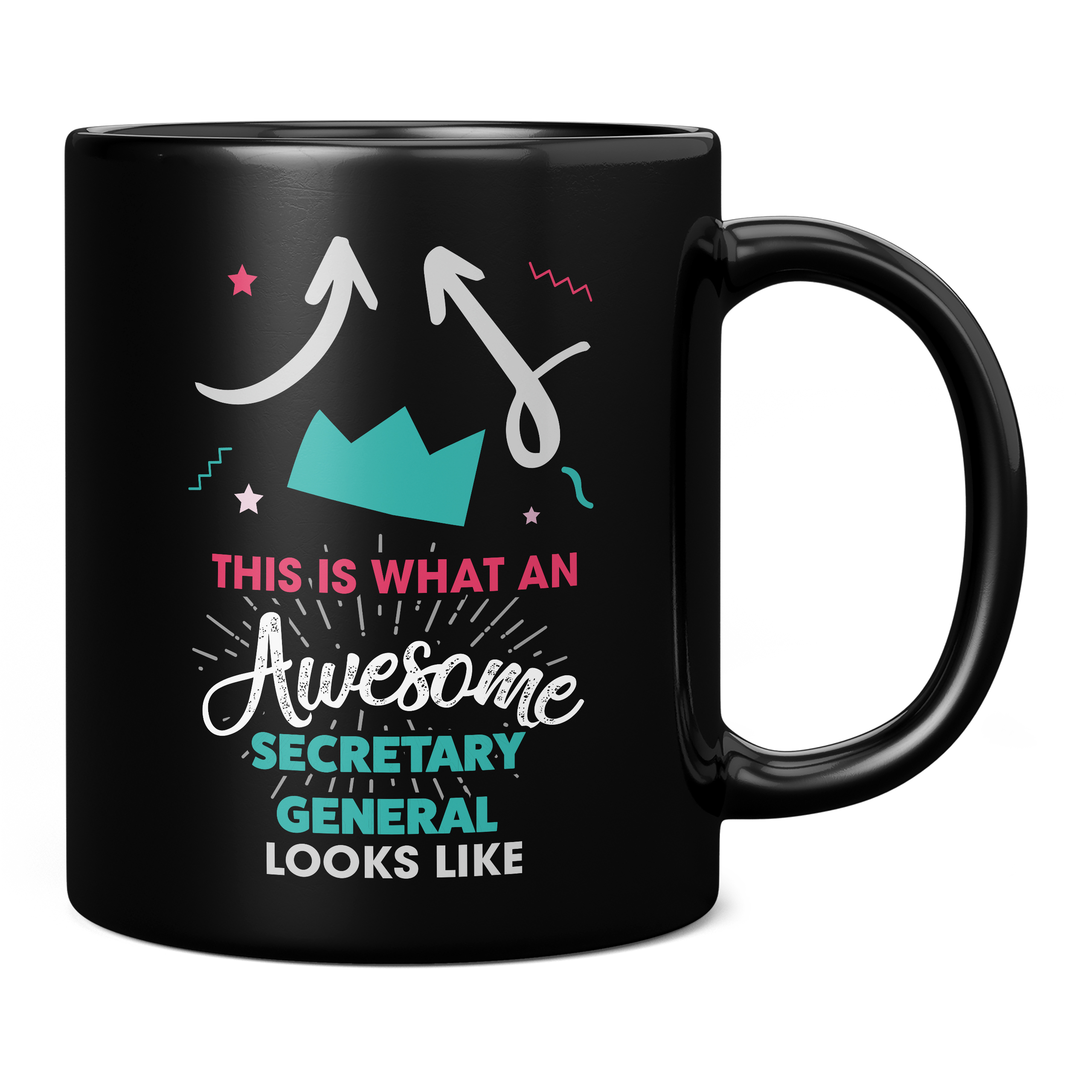 THIS IS WHAT AN AWESOME SECRETARY GENERAL LOOKS LIKE 11OZ NOVELTY MUG
