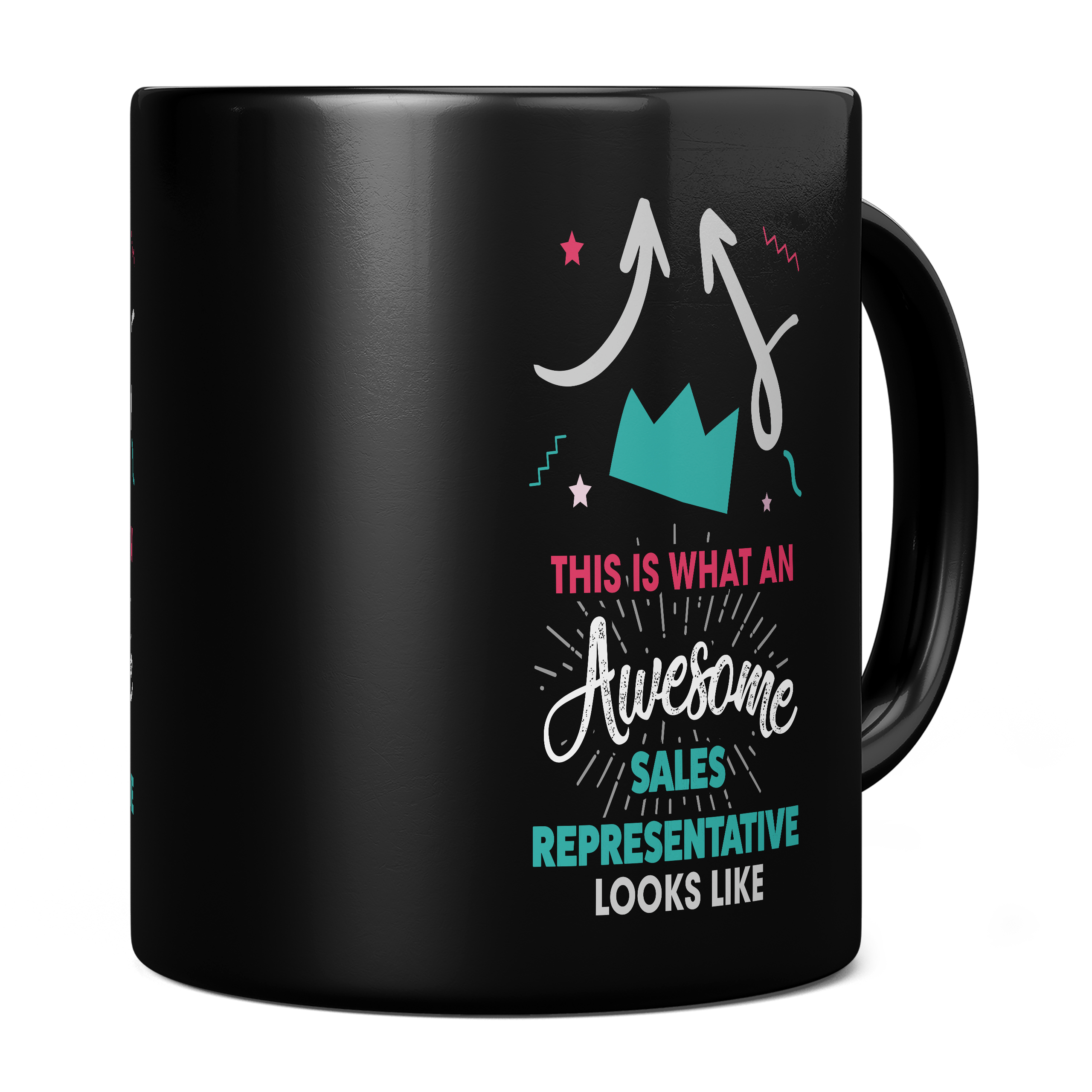 THIS IS WHAT AN AWESOME SALES REPRESENTATIVE LOOKS LIKE 11oz NOVELTY MUG Mugs