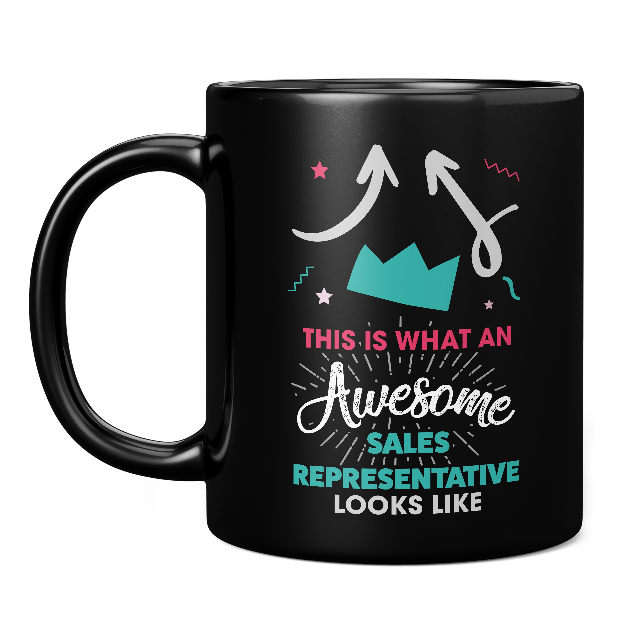 THIS IS WHAT AN AWESOME SALES REPRESENTATIVE LOOKS LIKE 11oz NOVELTY MUG Mugs