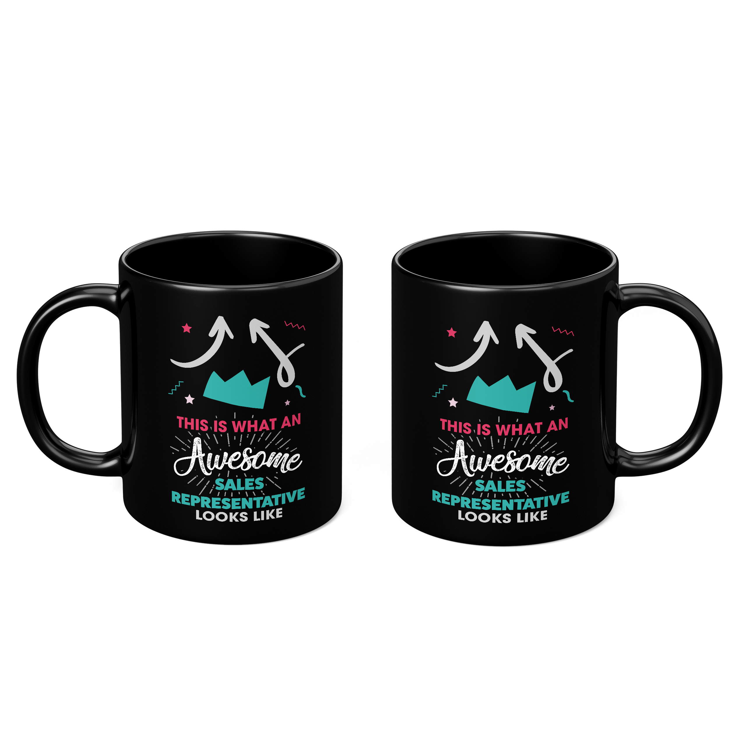 THIS IS WHAT AN AWESOME SALES REPRESENTATIVE LOOKS LIKE 11oz NOVELTY MUG Mugs