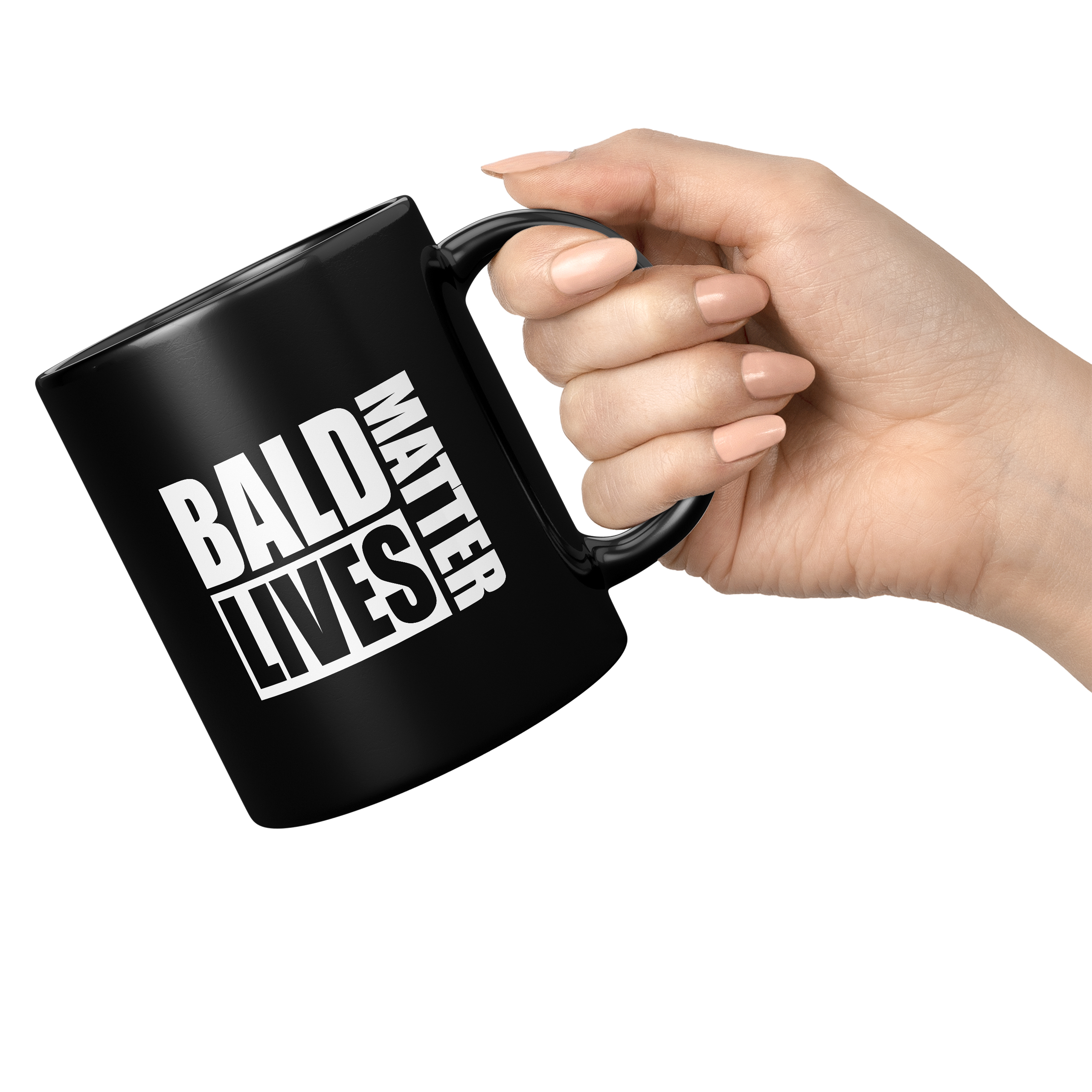 BALD LIVES MATTER 11oz NOVELTY MUG Mugs