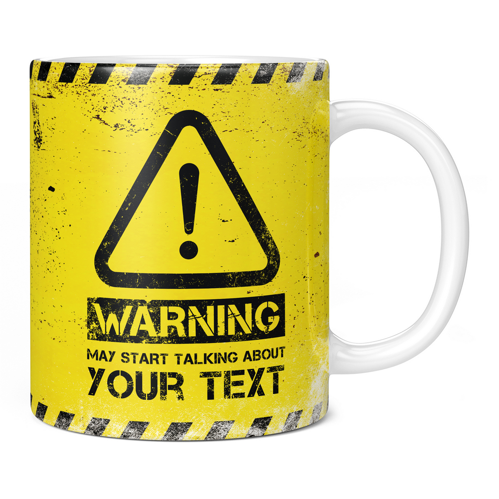 WARNING MAY START TALKING ABOUT ... 11oz NOVELTY MUG Mugs